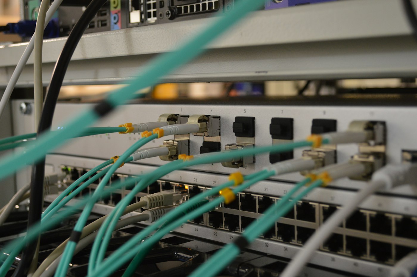 Server room and firewall hardware